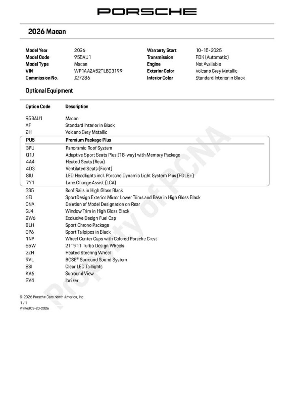 Certified 2026 Porsche Macan SUV