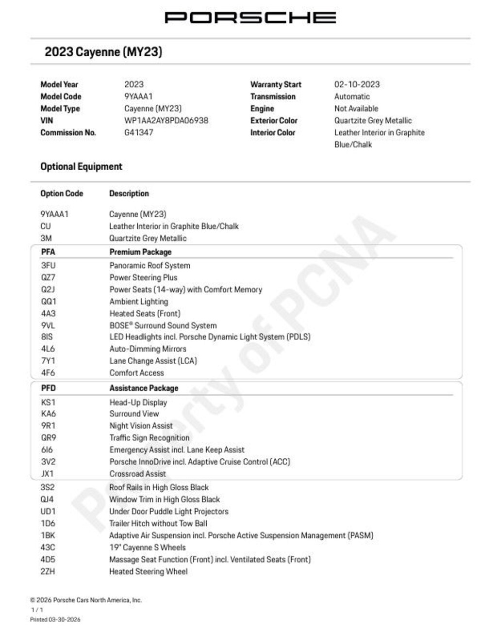Certified 2023 Porsche Cayenne SUV