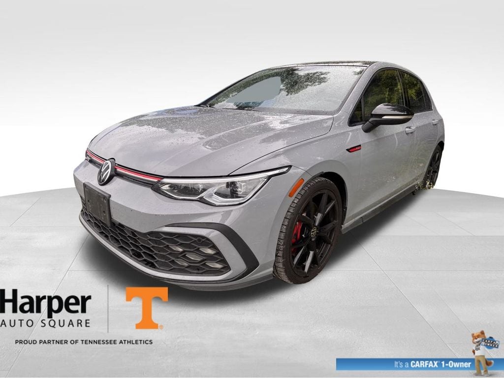 Graphite Gray Black Roof 2024 Volkswagen Golf GTI Hatchback Front-Wheel Drive 6-Speed Manual