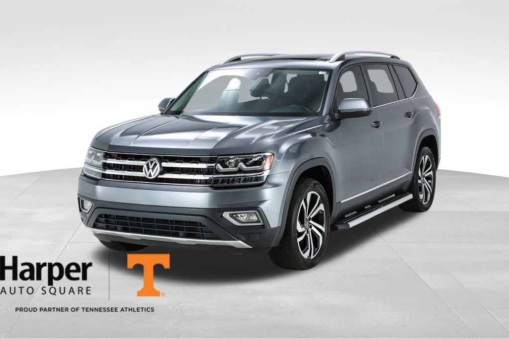 Platinum Gray 2018 Volkswagen Atlas SUV / Crossover All-Wheel Drive 8-Speed Automatic