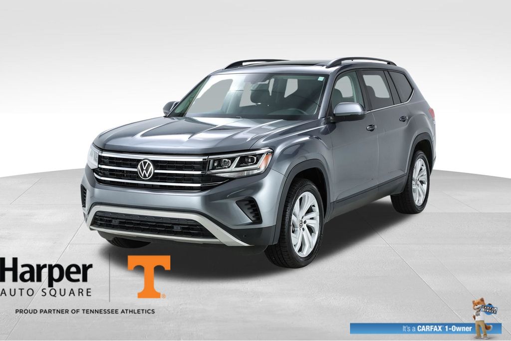 Platinum Gray 2023 Volkswagen Atlas 8-Speed Automatic