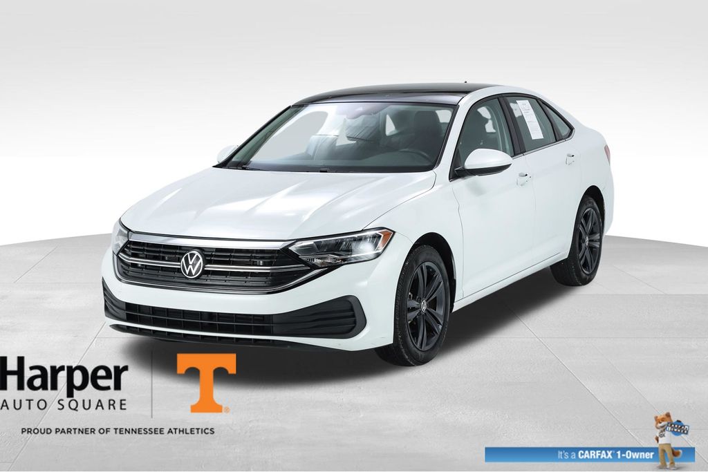 Opal White Pearl 2024 Volkswagen Jetta Sedan Front-Wheel Drive 8-Speed Automatic