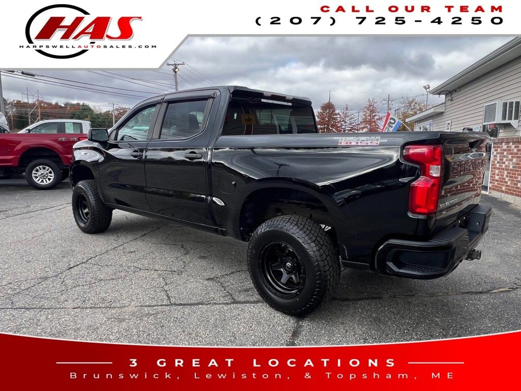 Used 2019 Chevrolet Silverado 1500 Silverado Custom Trail Boss Truck Crew Cab