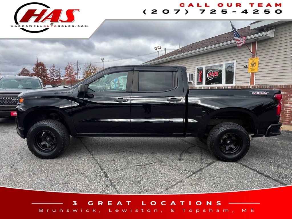 Used 2019 Chevrolet Silverado 1500 Silverado Custom Trail Boss Truck Crew Cab