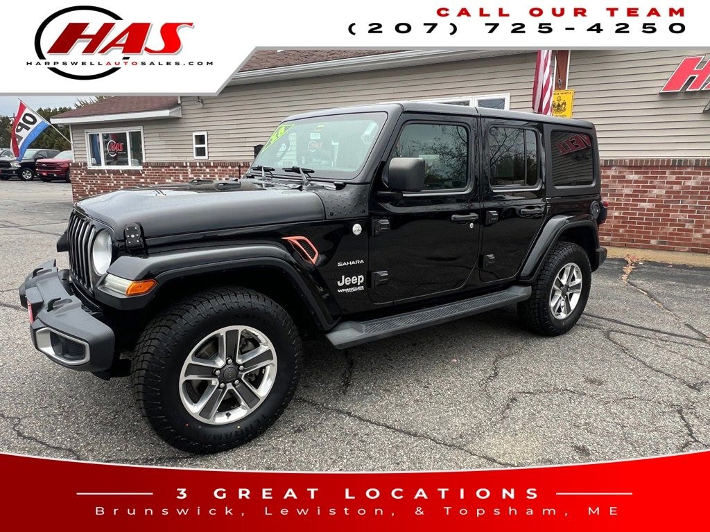 Used 2018 Jeep Wrangler Unlimited Sahara 4x4 SUV