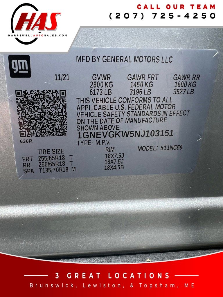 2022 Chevrolet Traverse 1LT - Photo 17