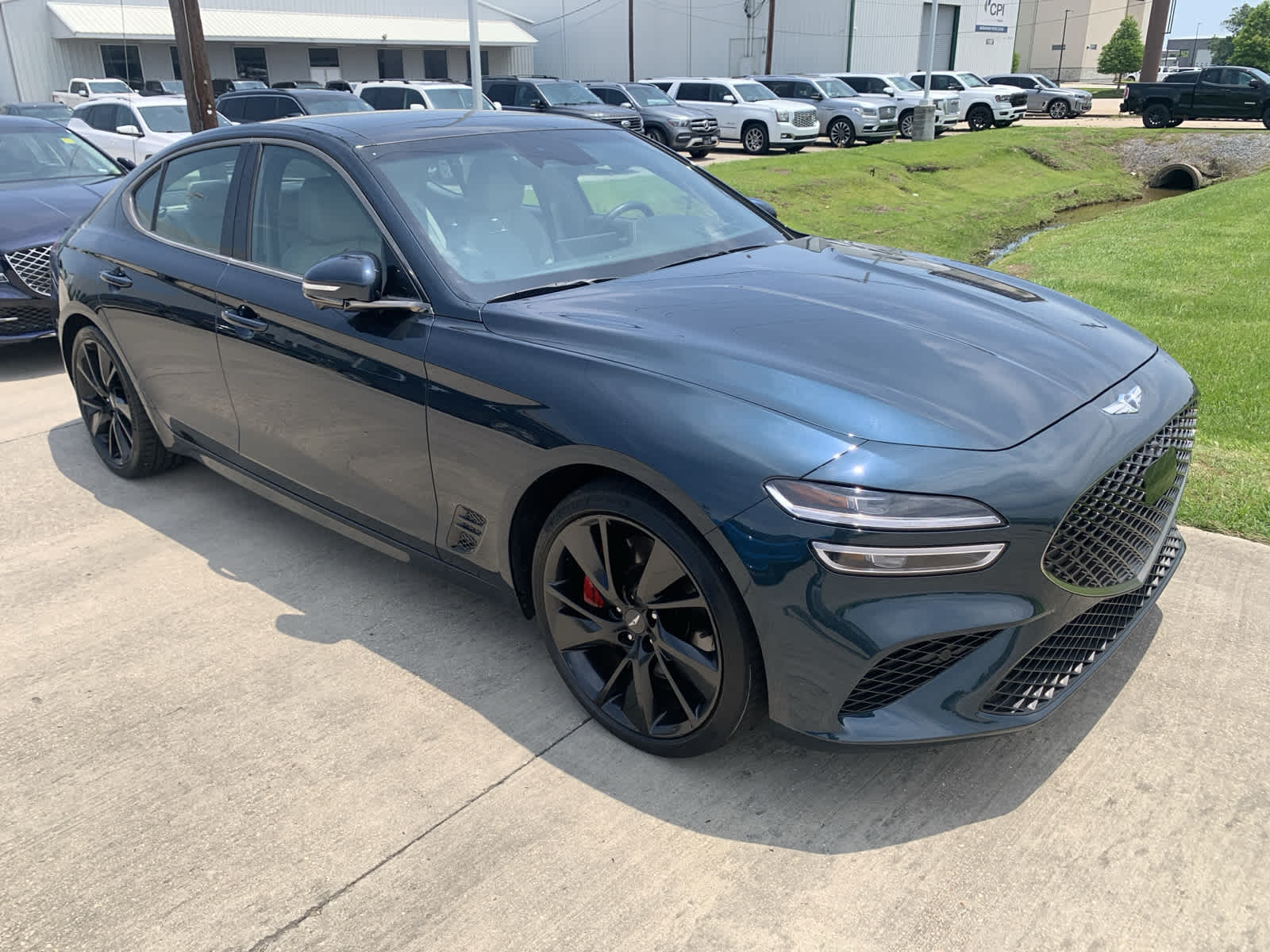 Used 2023 GENESIS G70 Standard with VIN KMTG54TE3PU117641 for sale in Baton Rouge, LA