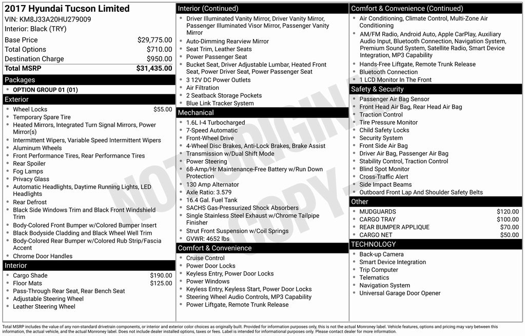 2017 Hyundai Tucson Limited