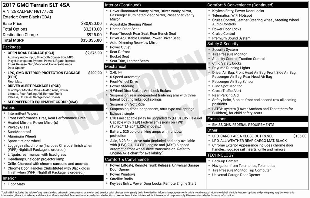 2017 GMC Terrain SLT