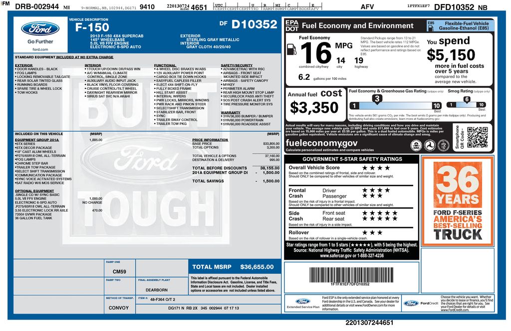 2013 Ford F-150 STX 4x4 SuperCab 145-in's photo