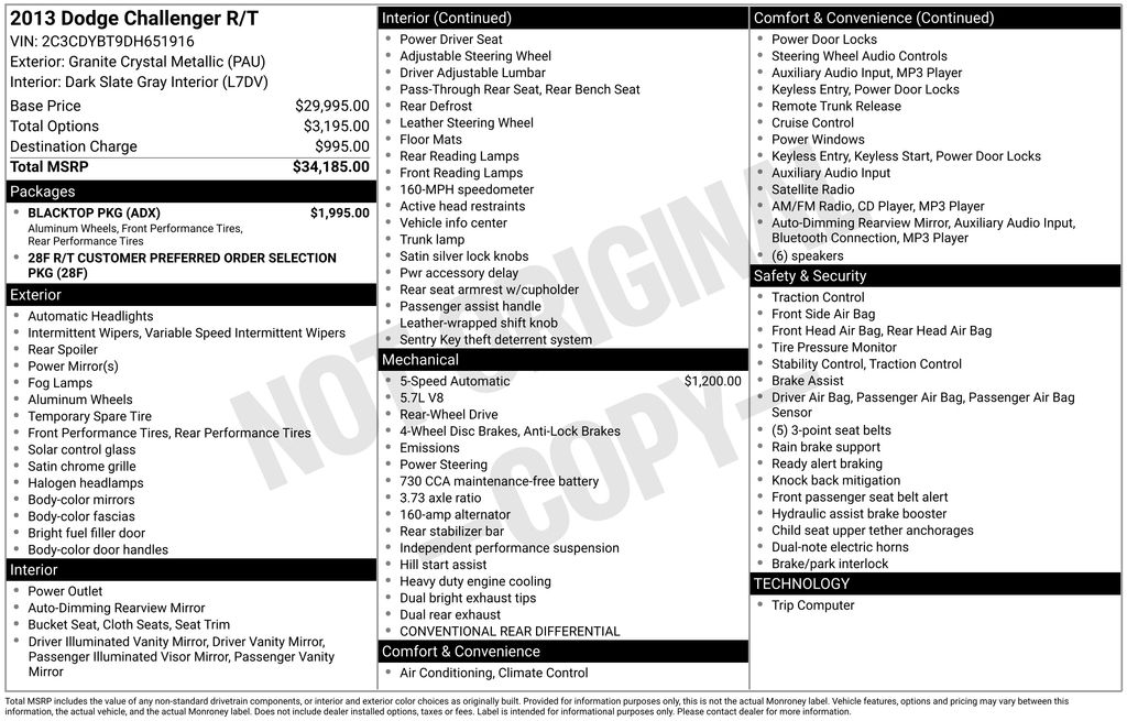 2013 Dodge Challenger R/T