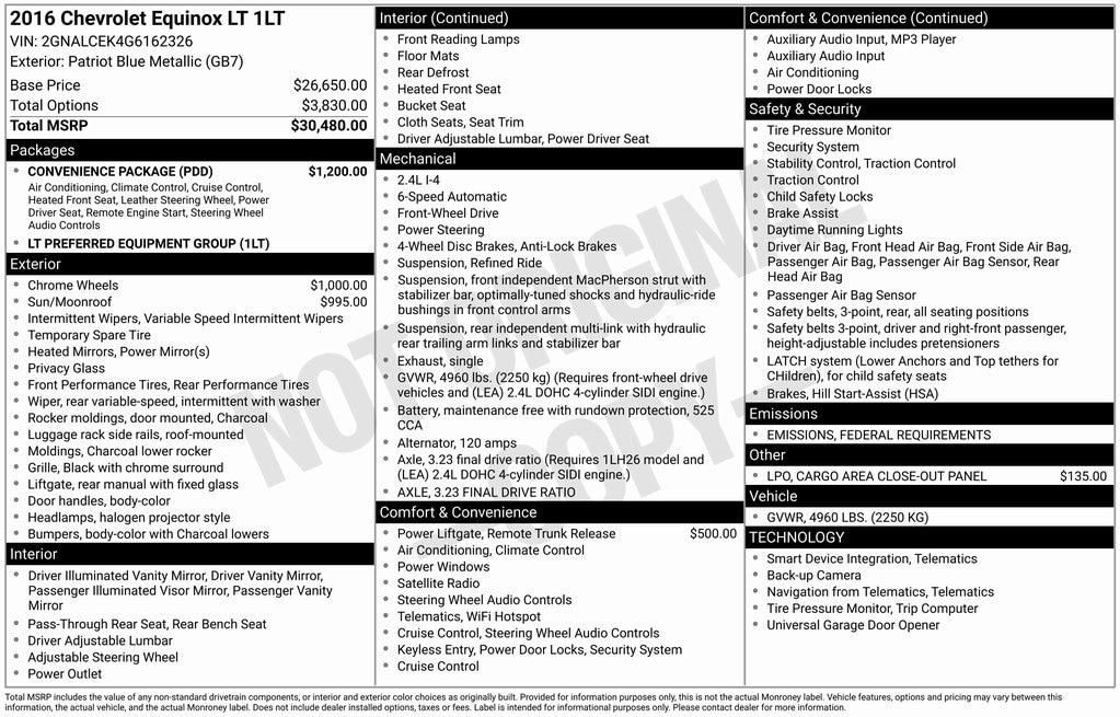2016 Chevrolet Equinox LT