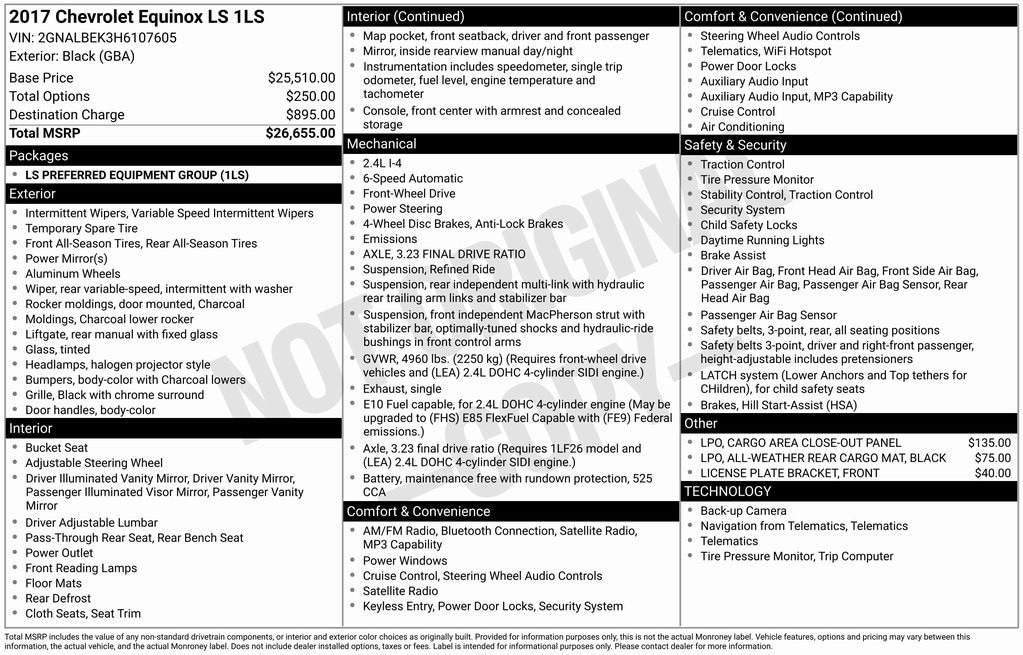 2017 Chevrolet Equinox LS