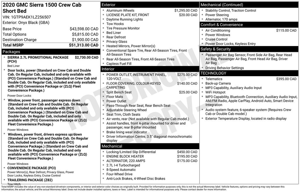 2020 GMC Sierra Base 4WD Crew Cab Short Box's photo