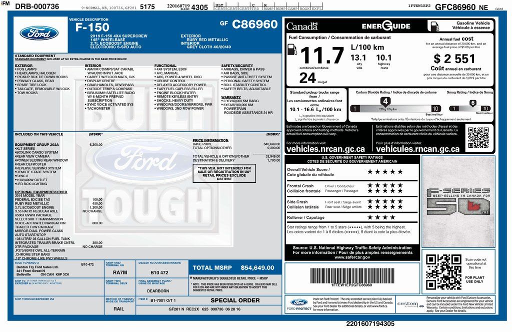 2016 Ford F-150 XLT's photo