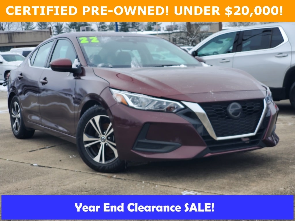 Certified 2022 Nissan Sentra SV Sedan
