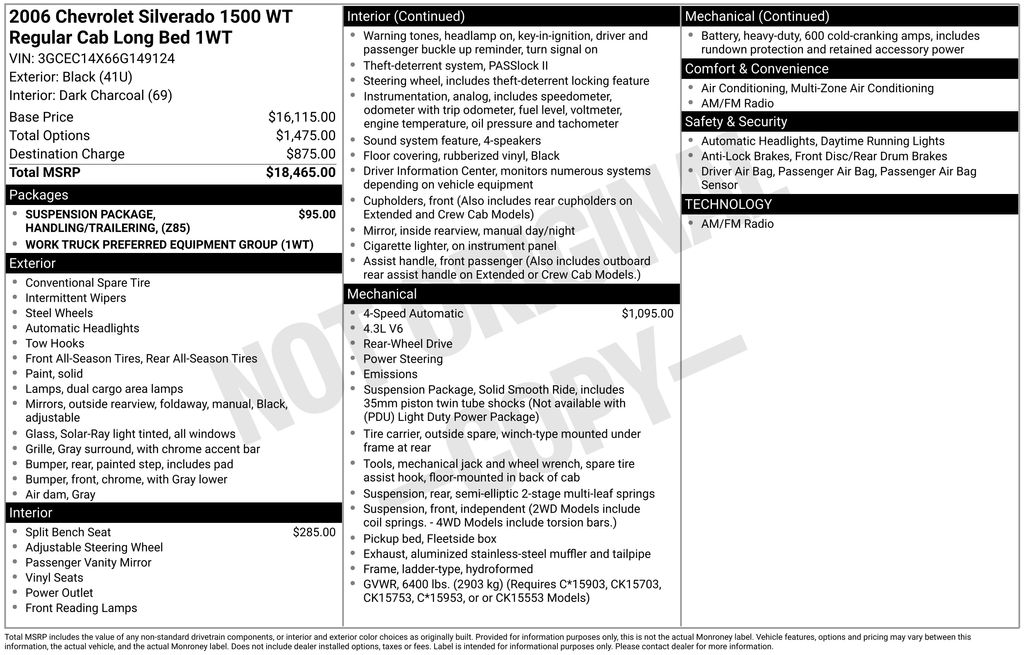 2006 Chevrolet Silverado 1500