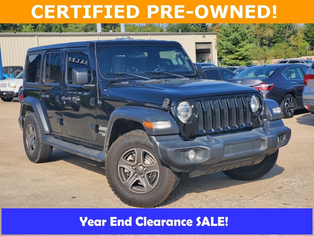 Certified 2018 Jeep Wrangler Unlimited Sport S SUV