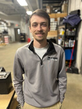 Staff member Brady Berninghause from ID_ff9c24