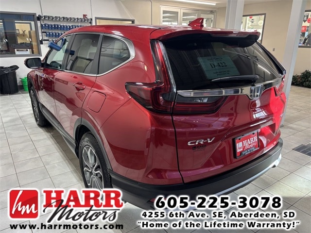Used 2022 Honda CR-V EX-L with VIN 2HKRW2H88NH619239 for sale in Aberdeen, SD