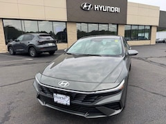 2026 Hyundai Elantra Hybrid Blue Sedan