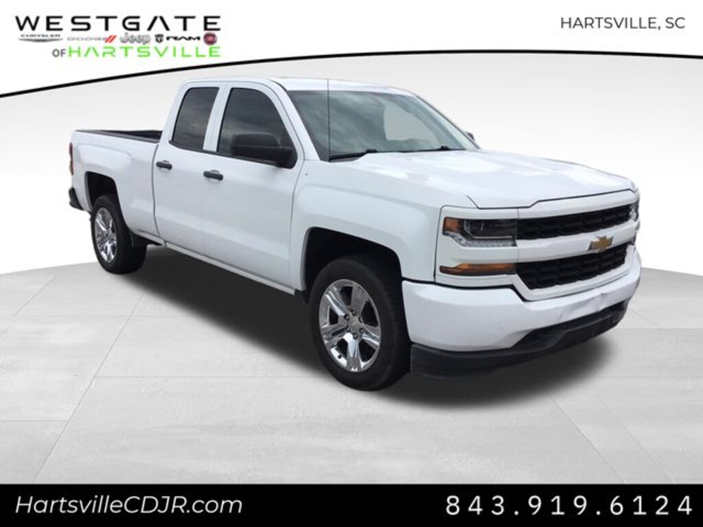 Used 2018 Chevrolet Silverado 1500 Silverado Custom Truck Double Cab