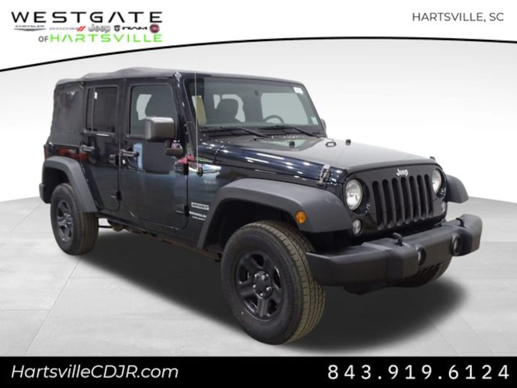 Used 2018 Jeep Wrangler JK Unlimited Sport 4x4 SUV