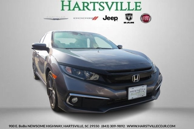 Used 2020 Honda Civic EX with VIN 19XFC1F3XLE018803 for sale in Hartsville, SC