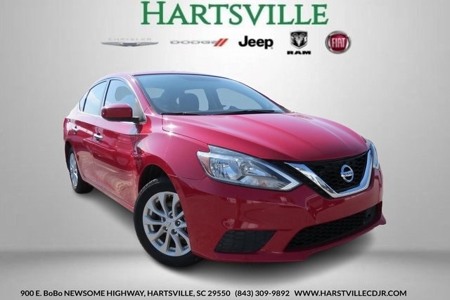 Used 2018 Nissan Sentra SV with VIN 3N1AB7AP7JL617373 for sale in Hartsville, SC