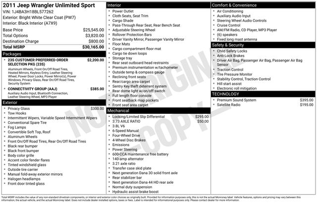 2011 Jeep Wrangler Unlimited Sport - Photo 15