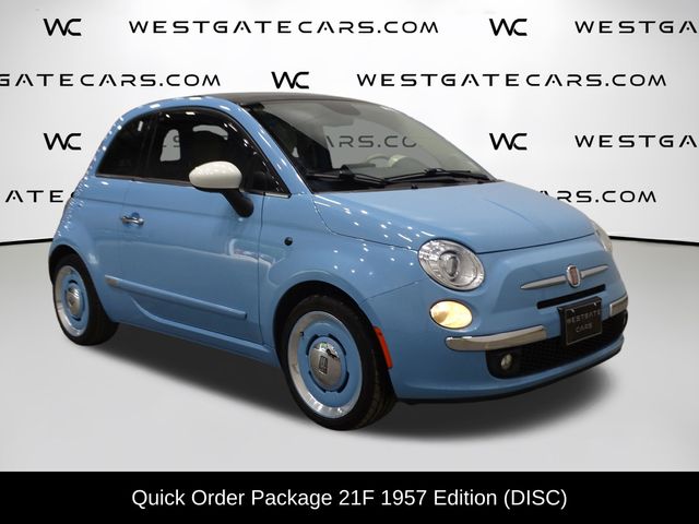 Used 2015 FIAT 500 Lounge with VIN 3C3CFFCR9FT570524 for sale in Hartsville, SC