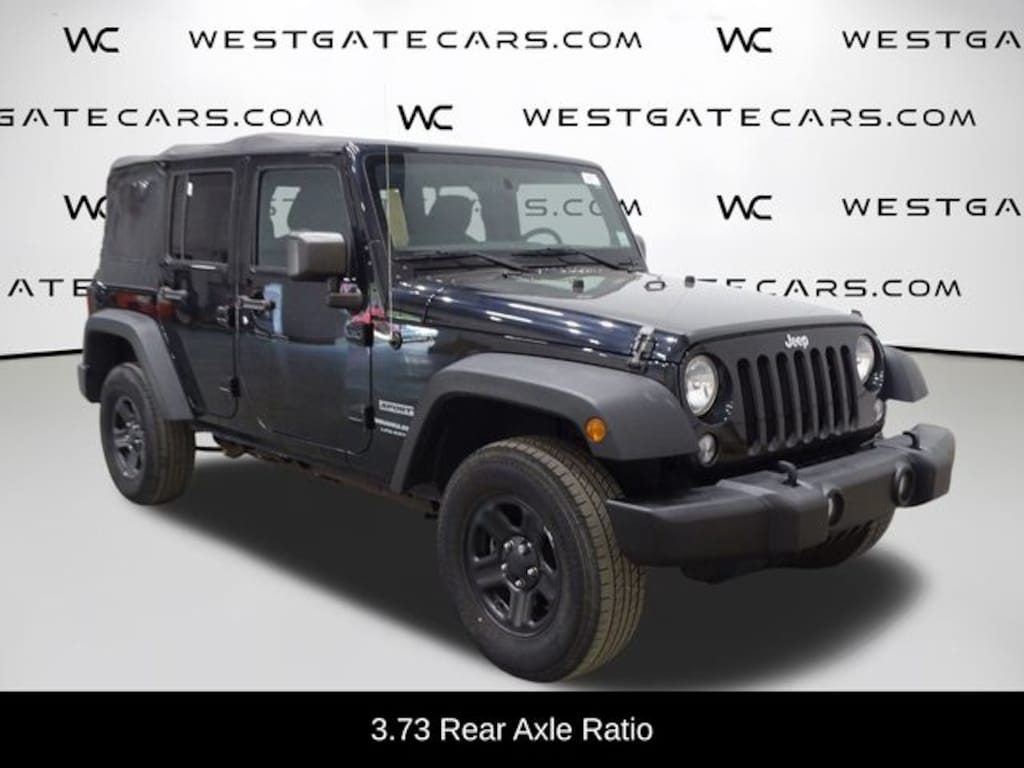 Used 2018 Jeep Wrangler JK Unlimited Sport 4x4 SUV