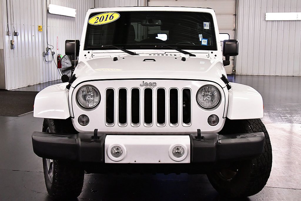 Used 2016 Jeep Wrangler Unlimited Sahara with VIN 1C4BJWEG3GL181537 for sale in Medina, NY