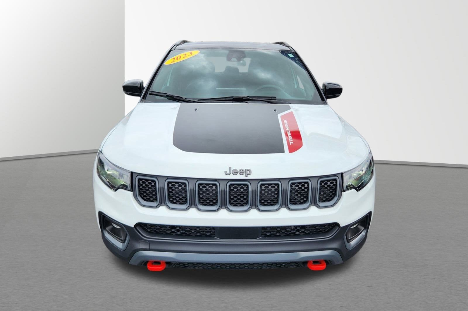 Used 2023 Jeep Compass Trailhawk with VIN 3C4NJDDN3PT544361 for sale in Harvard, IL