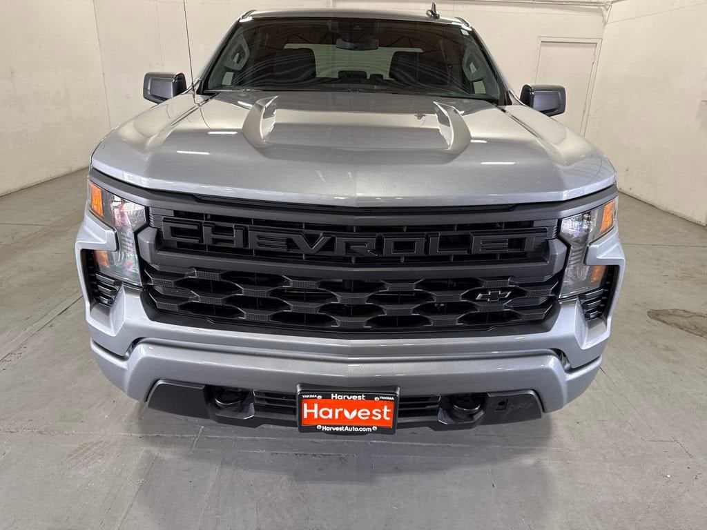 Certified 2025 Chevrolet Silverado 1500 Custom with VIN 3GCPKBEKXSG111216 for sale in Yakima, WA