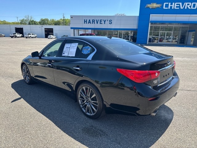 Used 2017 INFINITI Q50 Red Sport with VIN JN1FV7AR7HM872085 for sale in Radford, VA