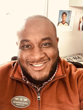 Staff member Dewayne Burks from 94fd523092fc