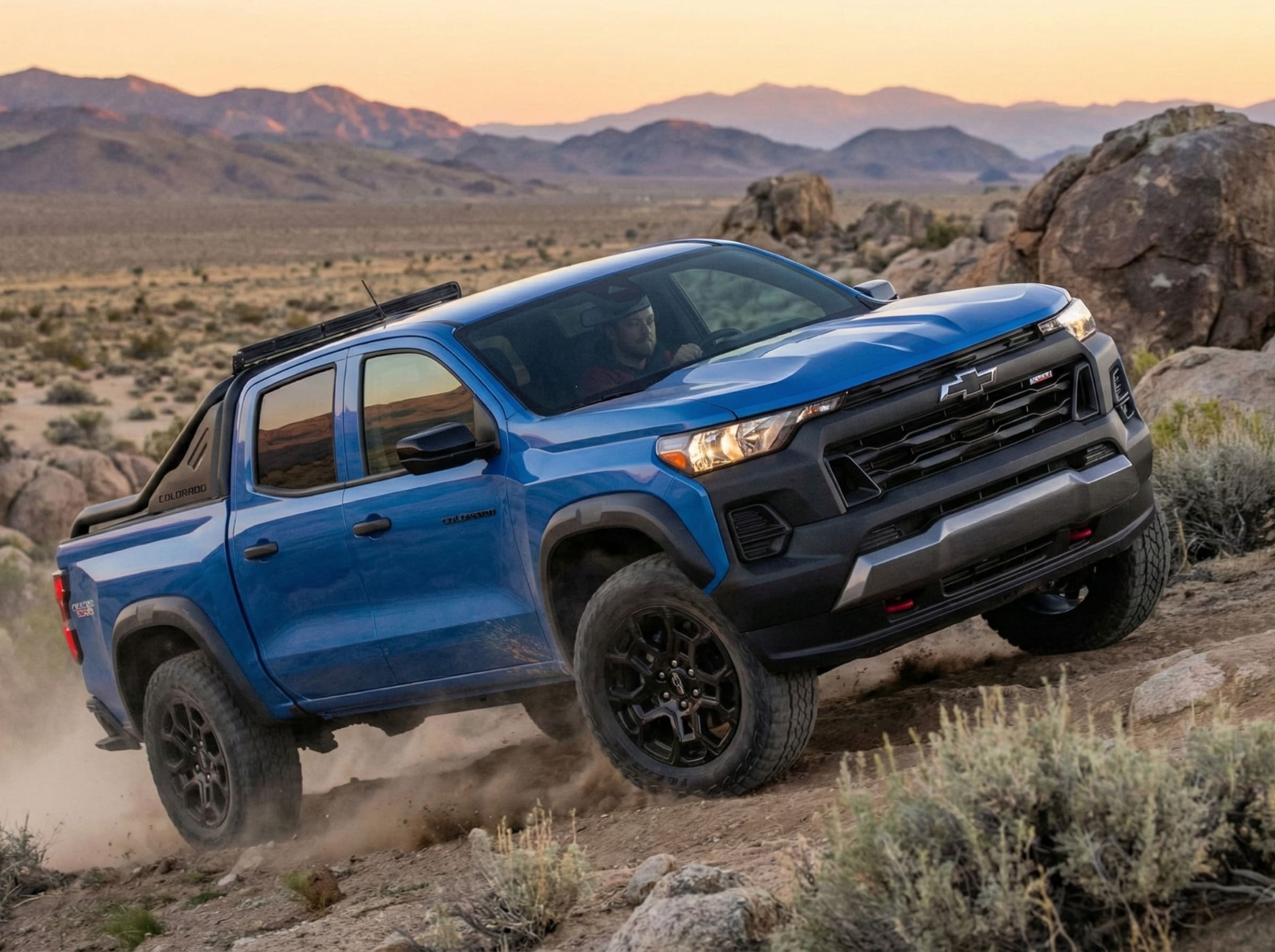 Interior cabin of the 2026 Chevrolet Colorado Trail Boss showing rugged yet comfortable design
