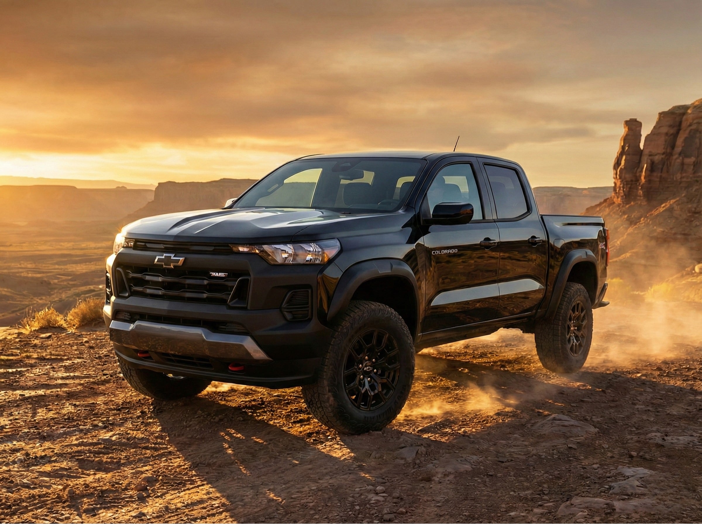 Center touchscreen display in the 2026 Chevrolet Colorado Trail Boss