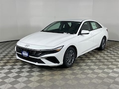 2026 Hyundai Elantra Hybrid Blue Sedan