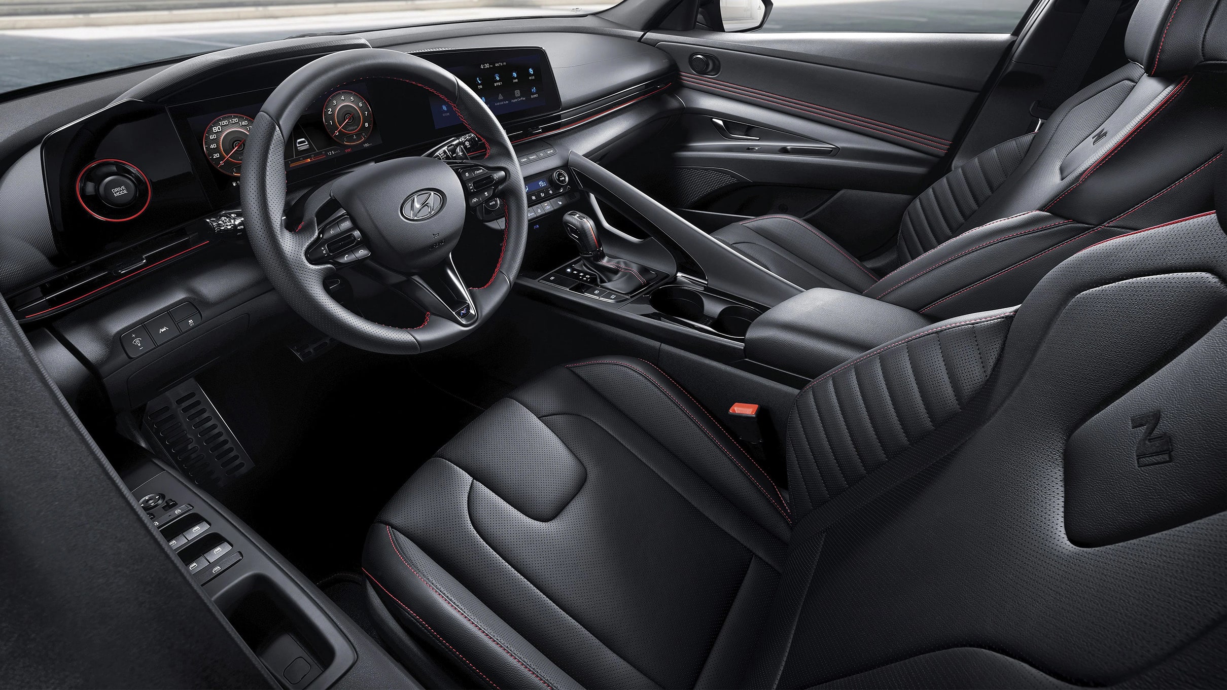 Interior dashboard and seats