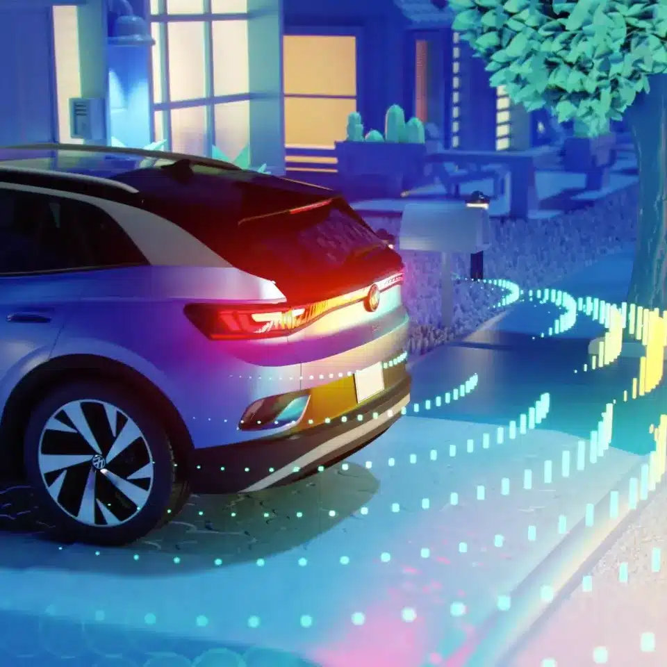 A visual representation of the Jetta's safety system, such as a blind spot monitor icon.