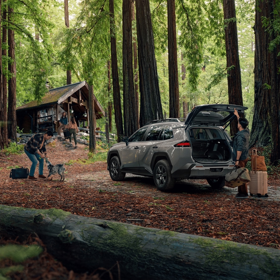 Sleek, aerodynamic exterior design of the 2026 Toyota RAV4.