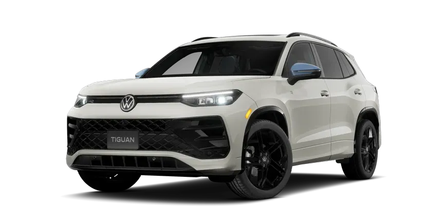 Image of the 2026 Volkswagen Tiguan SE R-Line Black trim.