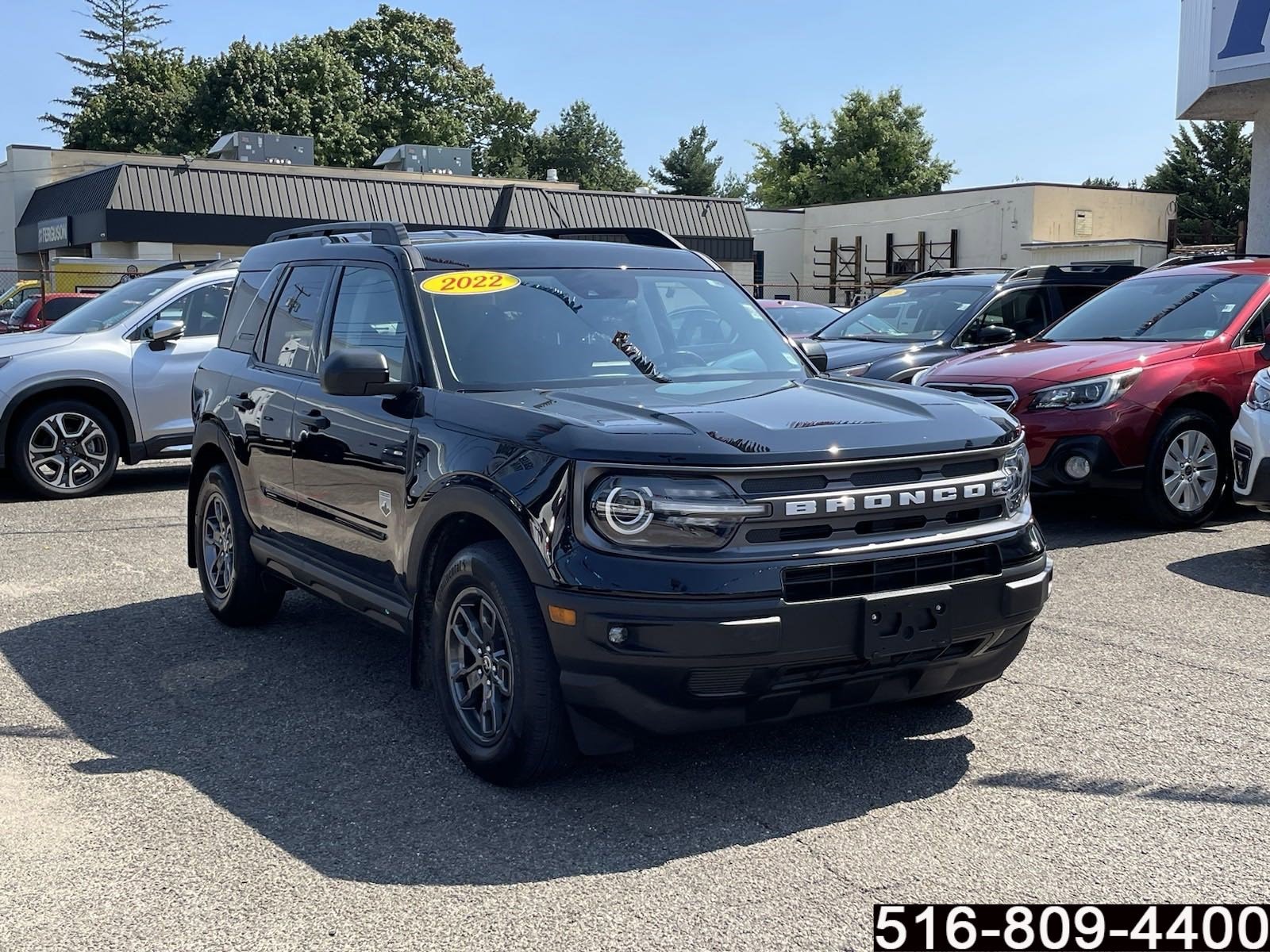 Certified 2022 Ford Bronco Sport Big Bend with VIN 3FMCR9B60NRD04831 for sale in Wantagh, NY