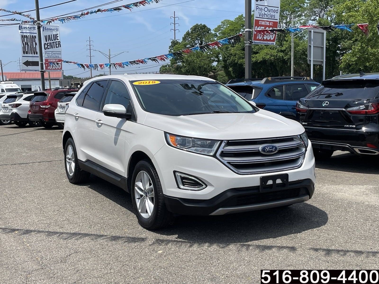 Used 2018 Ford Edge SEL with VIN 2FMPK4J92JBB97892 for sale in Wantagh, NY