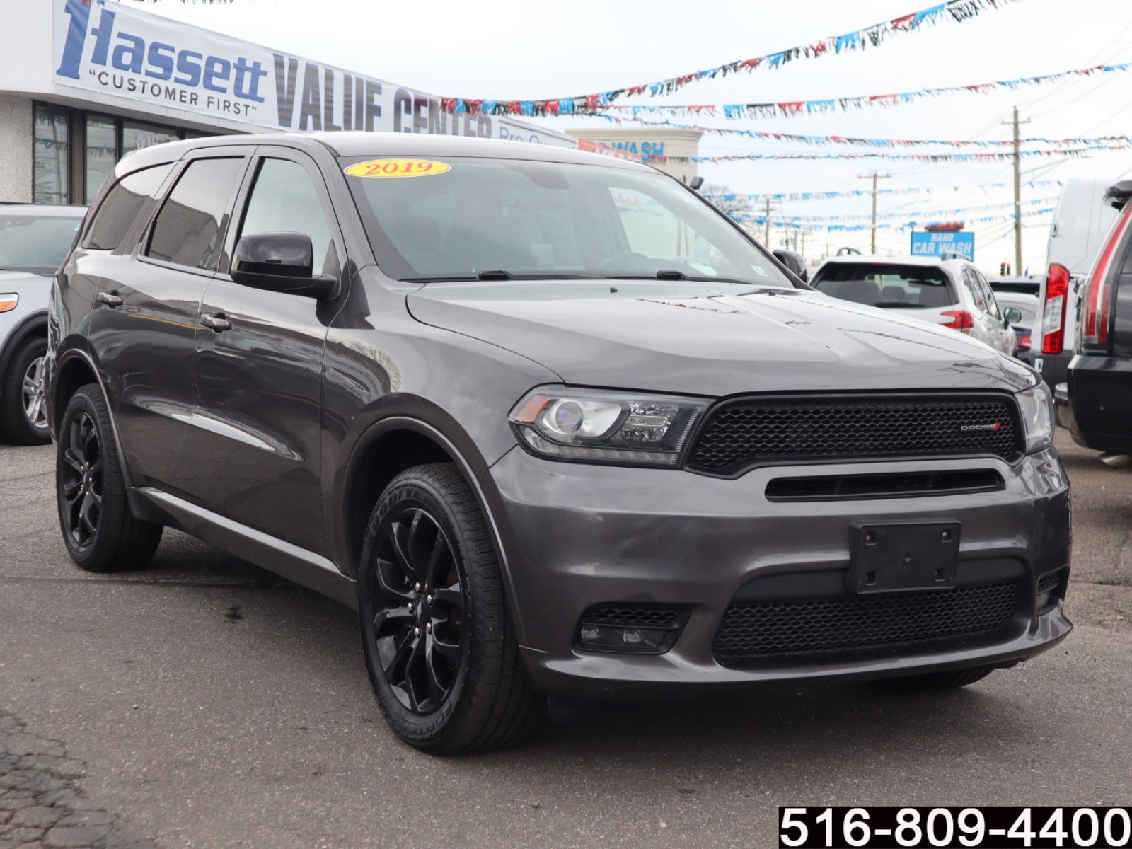 Used 2019 Dodge Durango GT with VIN 1C4RDJDG5KC651408 for sale in Wantagh, NY