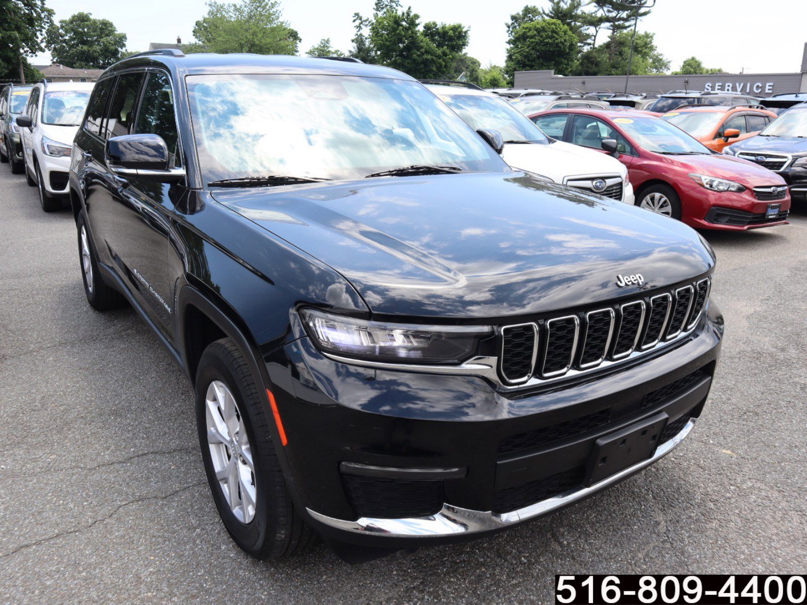 Used 2021 Jeep Grand Cherokee L Limited with VIN 1C4RJKBG6M8150793 for sale in Wantagh, NY