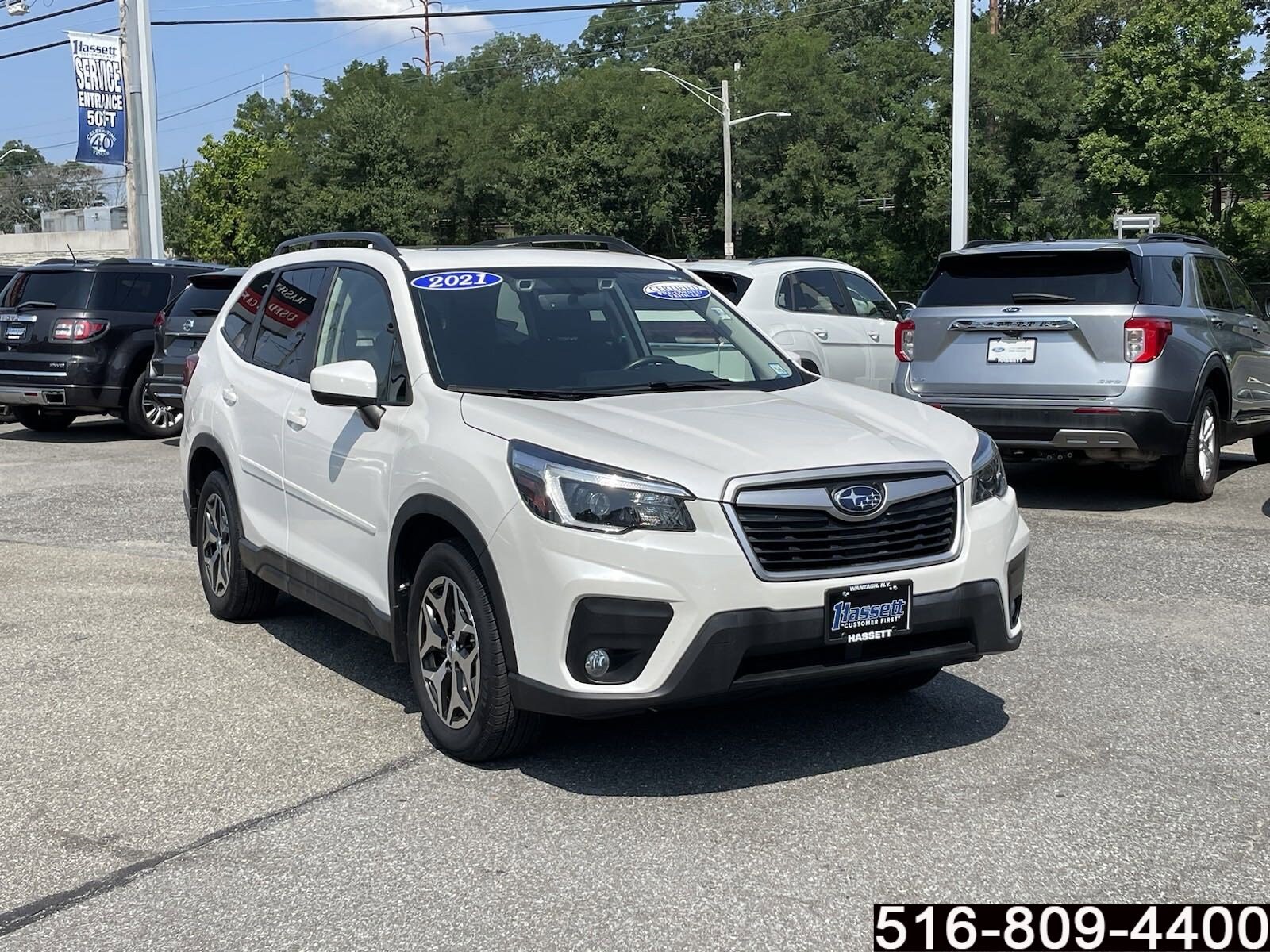 Certified 2021 Subaru Forester Premium with VIN JF2SKAFCXMH409707 for sale in Wantagh, NY