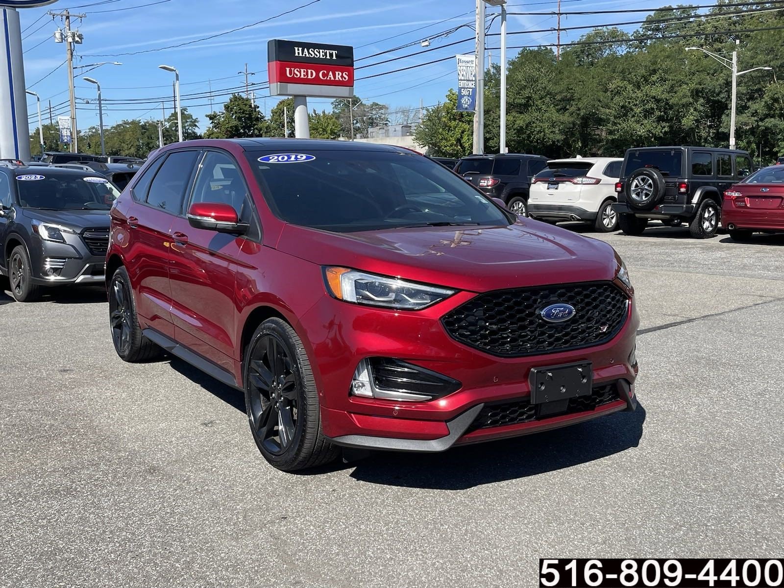 Certified 2019 Ford Edge ST with VIN 2FMPK4AP5KBC56398 for sale in Wantagh, NY